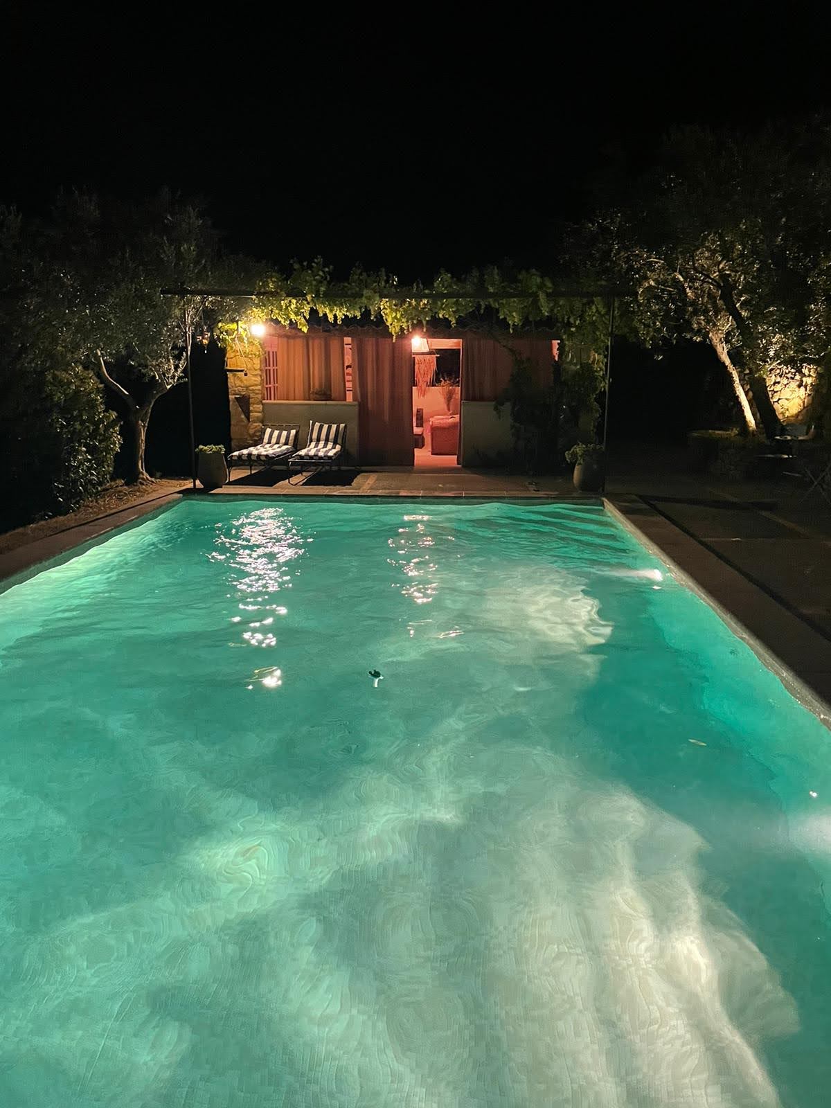 Piscine nuit