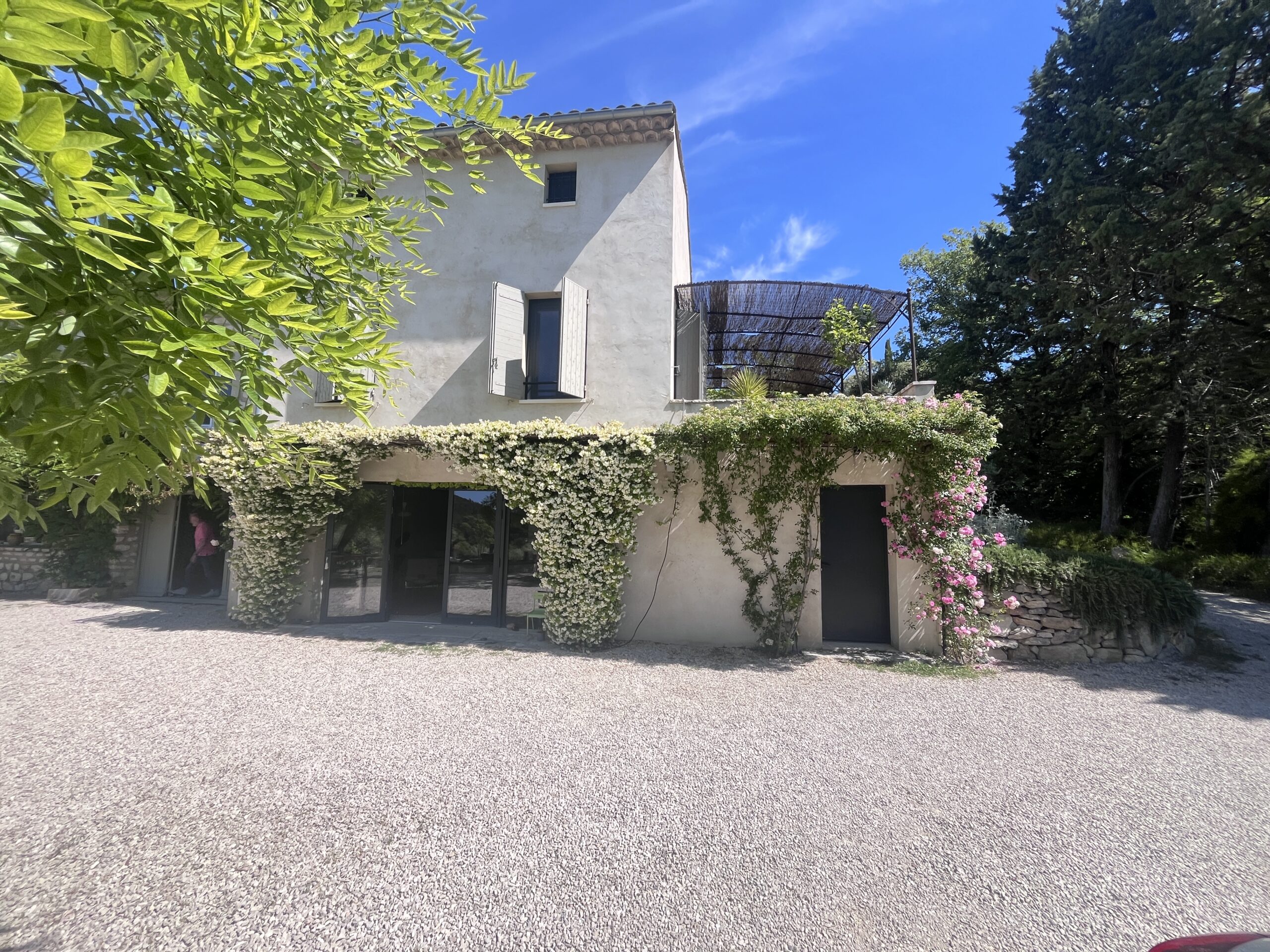 Façade fleurie